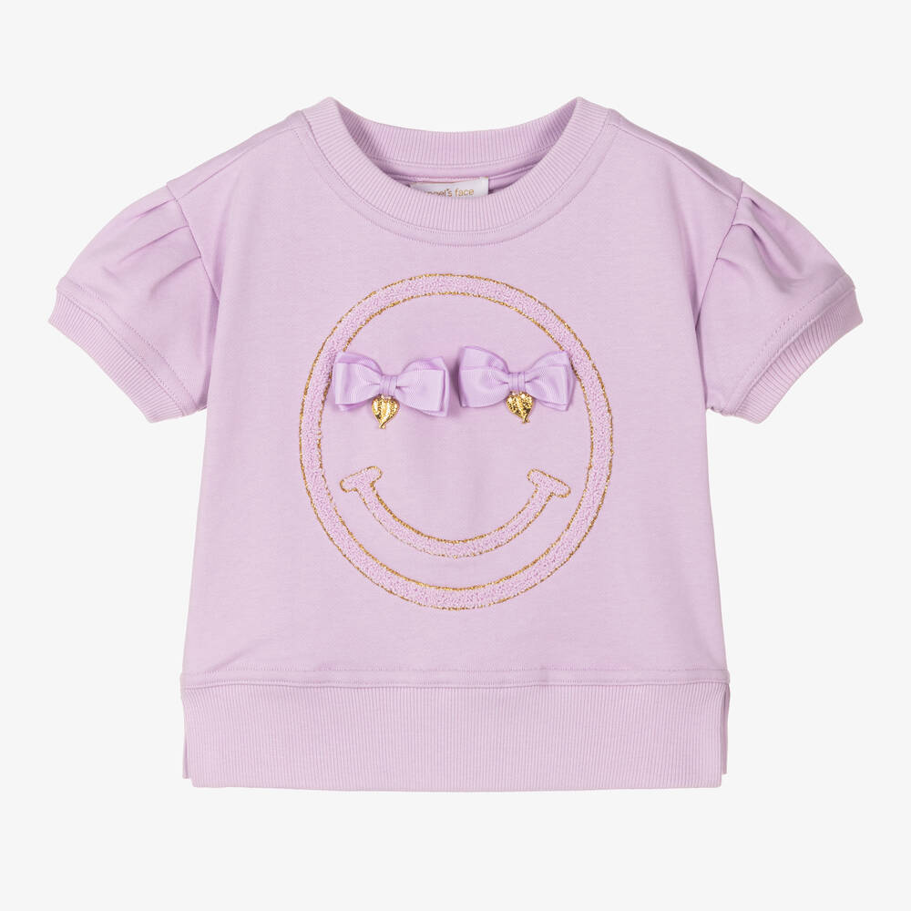 Angel's Face-Girls Lilac Purple Jersey T-Shirt | Childrensalon Outlet