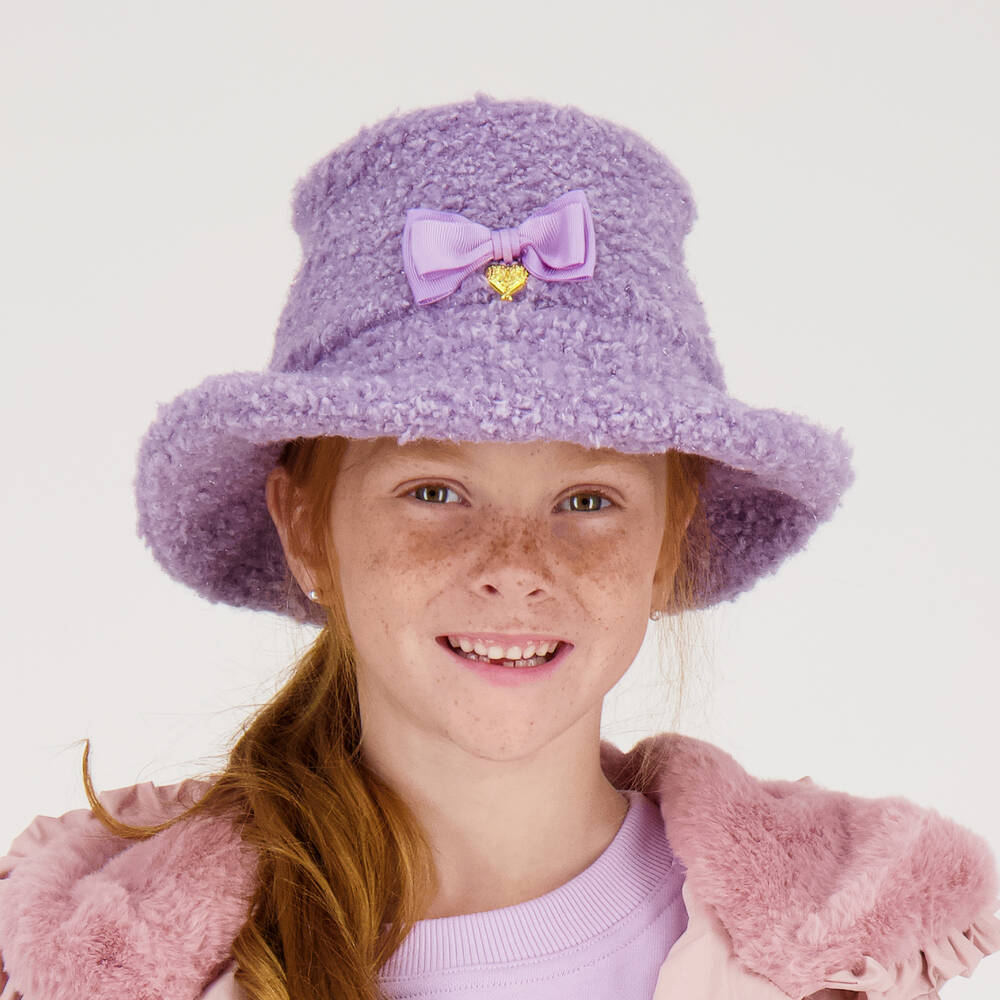 Purple girls hat best sale