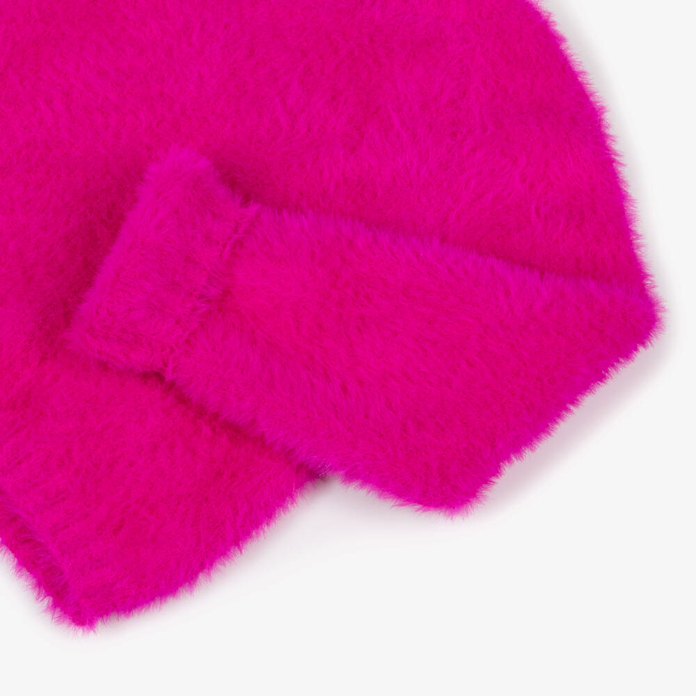 Angel's Face-Girls Magenta Fuzzy Knit Jumper | Childrensalon Outlet