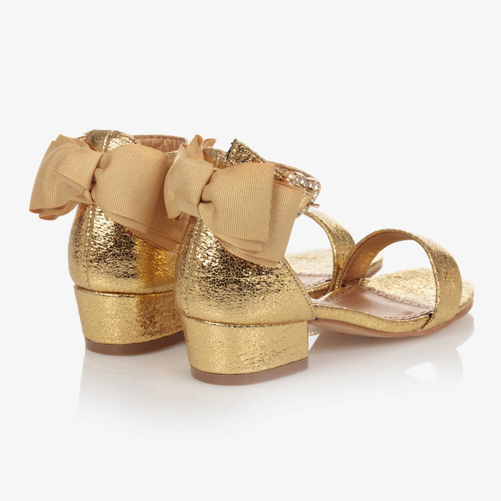 Angel's Face-Girls Metallic Bow Accent Heels | Childrensalon Outlet