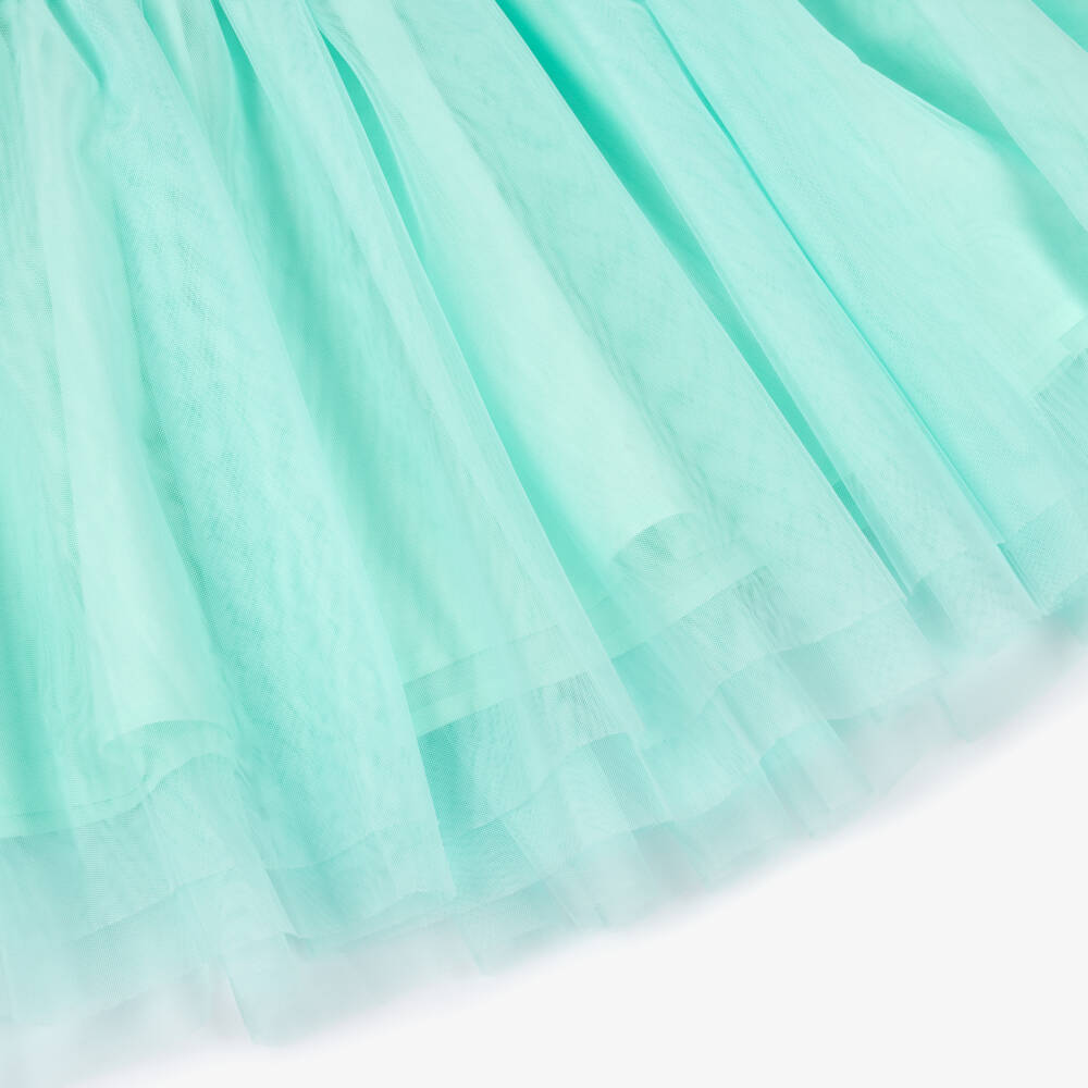 Angel's Face-Girls Mint Green Cotton & Tulle Dress | Childrensalon Outlet