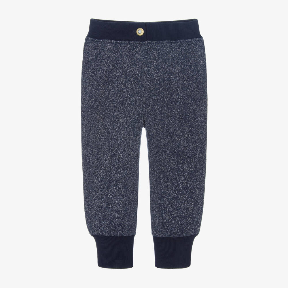 Angel's Face-Girls Navy Sparkle Jersey Joggers | Childrensalon Outlet