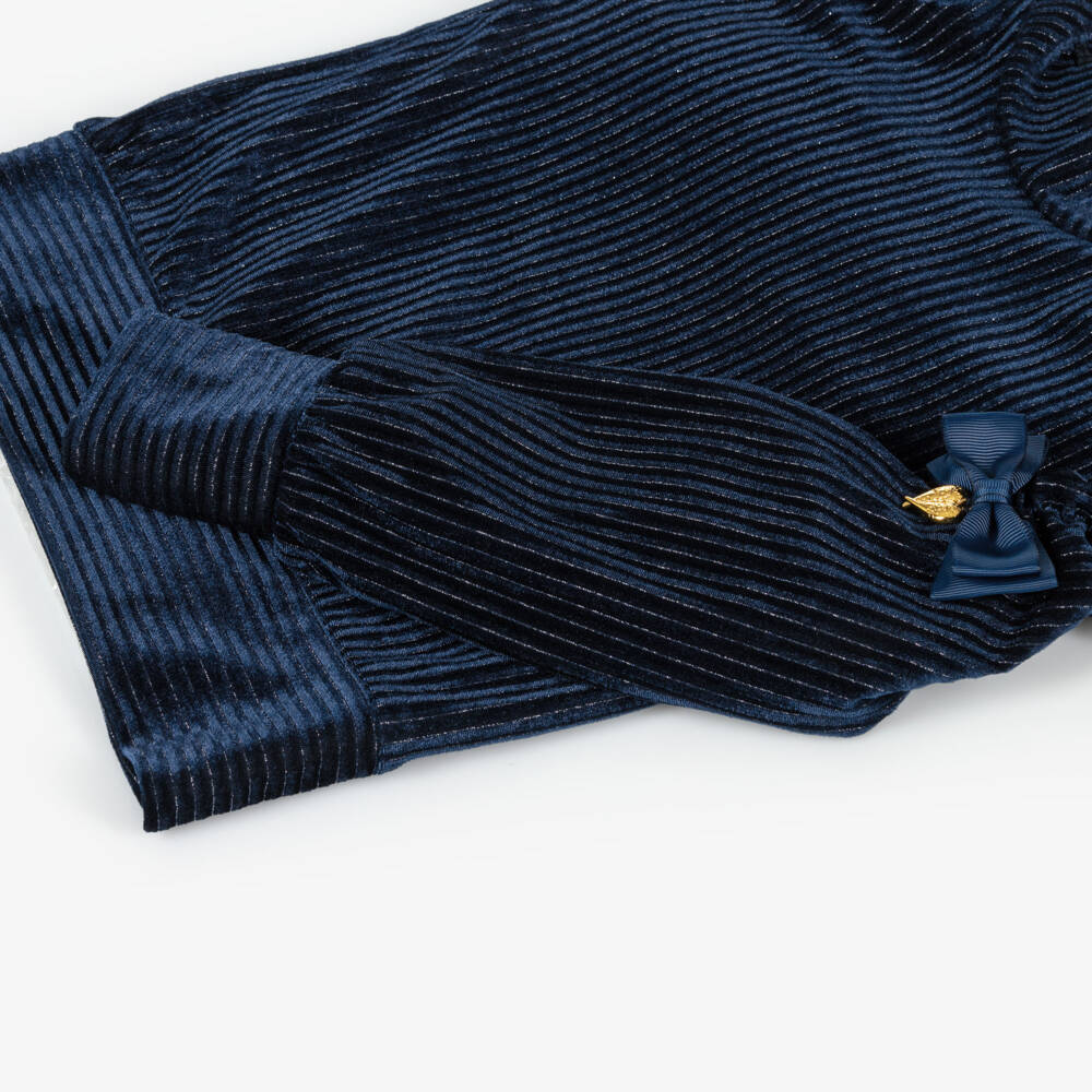 Angel's Face-Girls Navy Velour Outfit Set | Childrensalon Outlet