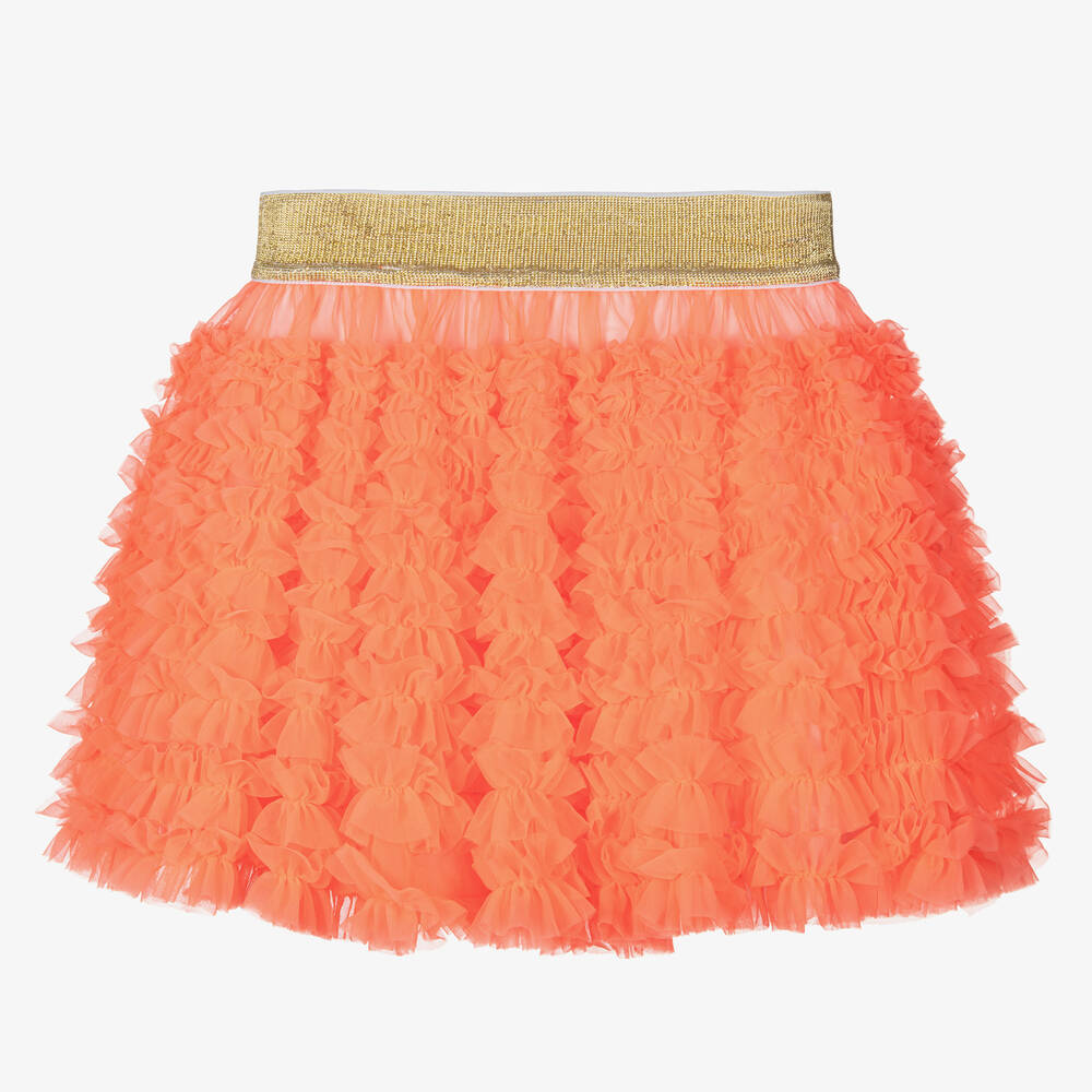 Angel's Face-Girls Neon Orange Tulle Tutu Skirt | Childrensalon Outlet