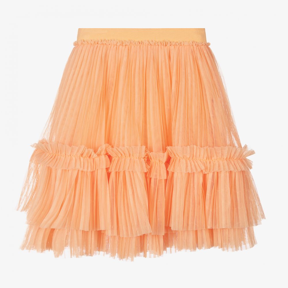 Angel's Face-Girls Orange Tulle Skirt | Childrensalon Outlet