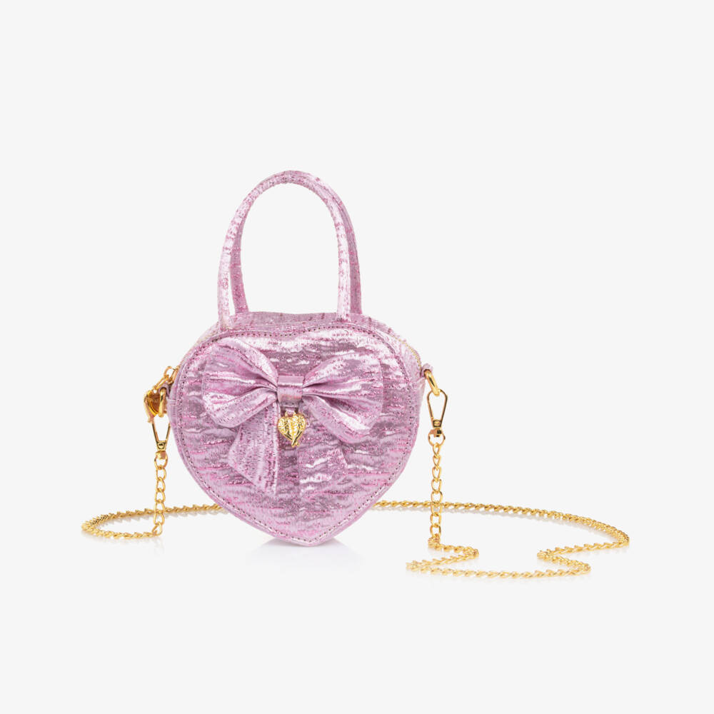 Angel's Face-Girls Orchid Pink Jacquard Handbag | Childrensalon Outlet