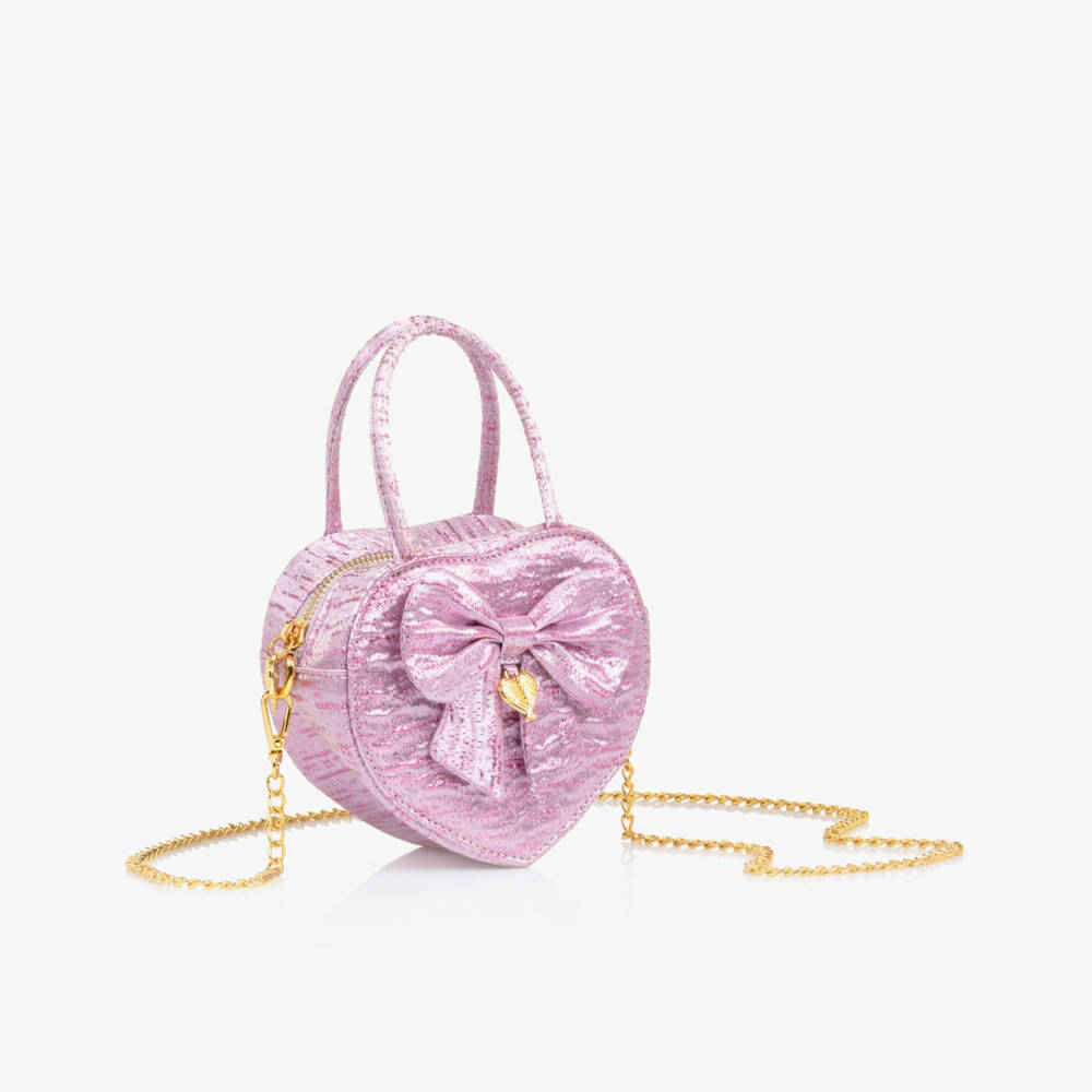 Angel's Face-Girls Orchid Pink Jacquard Handbag | Childrensalon Outlet