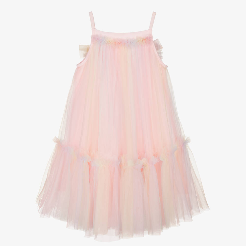 Angel's Face-Girls Pastel Tulle Party Gown | Childrensalon Outlet