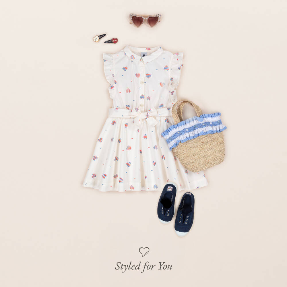 Angel's Face-Girls Peach Heart Sparkle Shades | Childrensalon Outlet