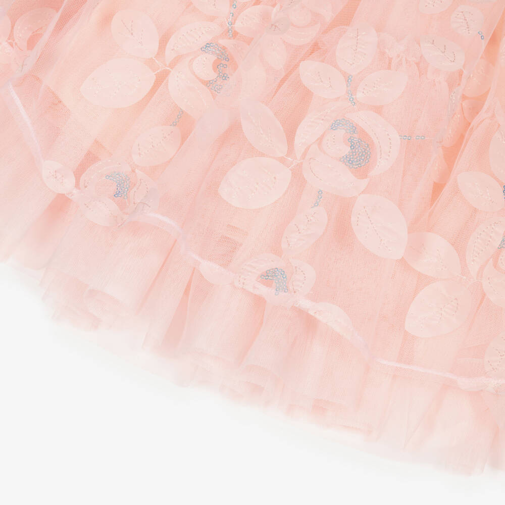 Angel's Face-Розовая юбка миди из тюля | Childrensalon Outlet