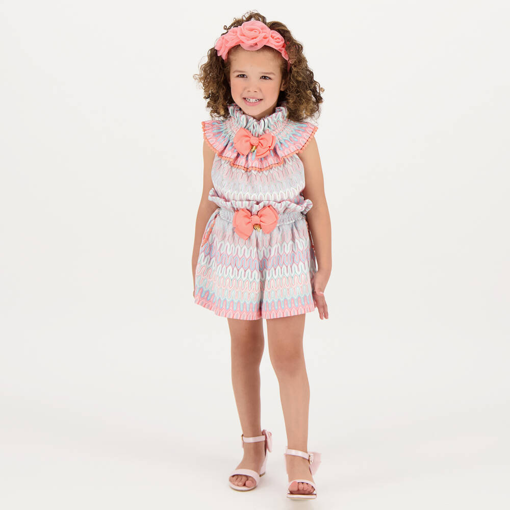 Angel's Face-Girls Pearl Pink Bow Heeled Sandals | Childrensalon Outlet