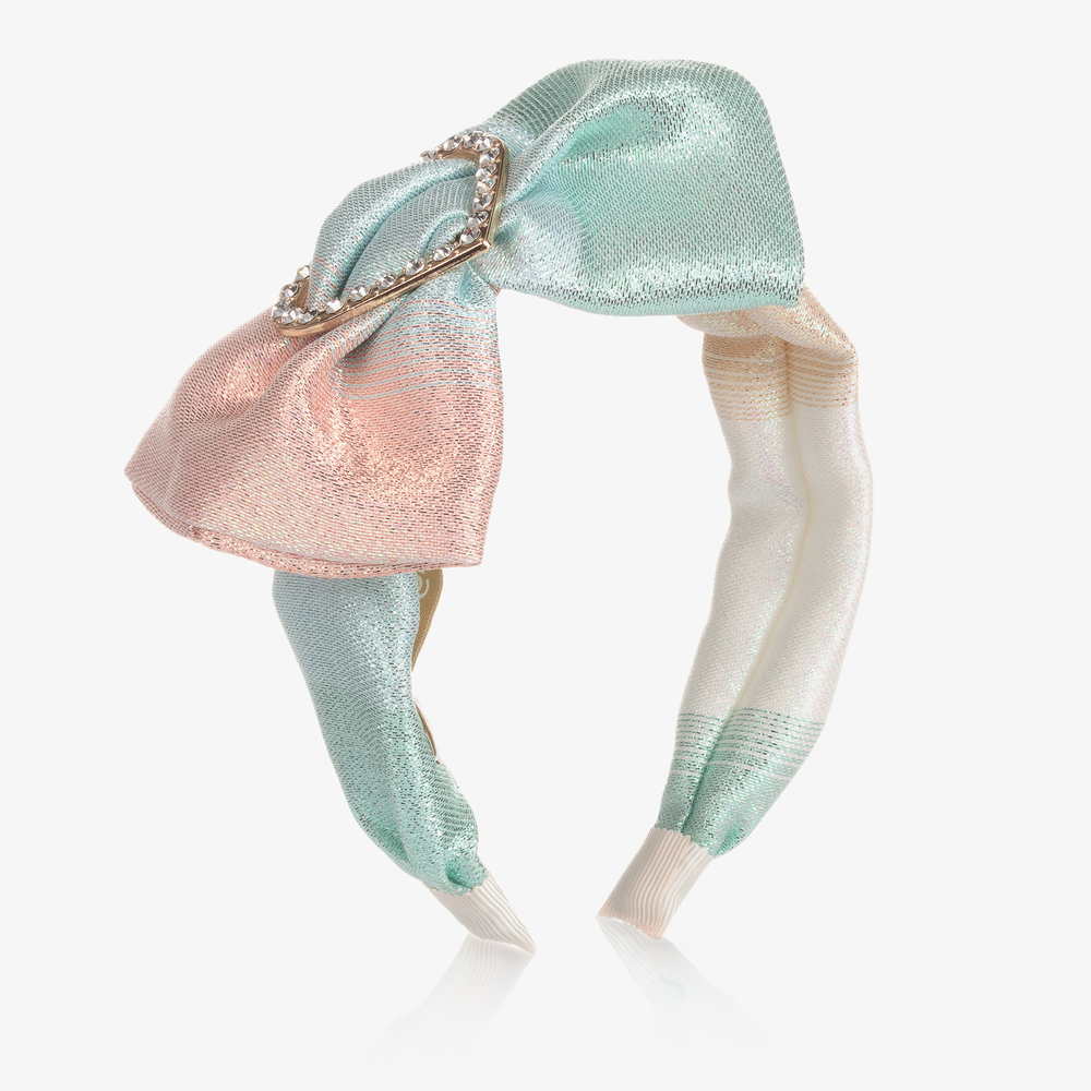 Angel's Face - Girls Pink & Blue Hairband | Childrensalon