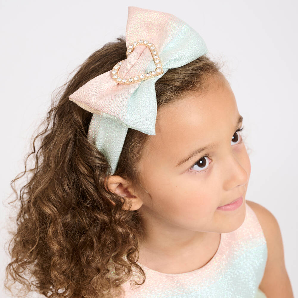 Angel's Face-Girls Pink & Blue Hairband | Childrensalon Outlet