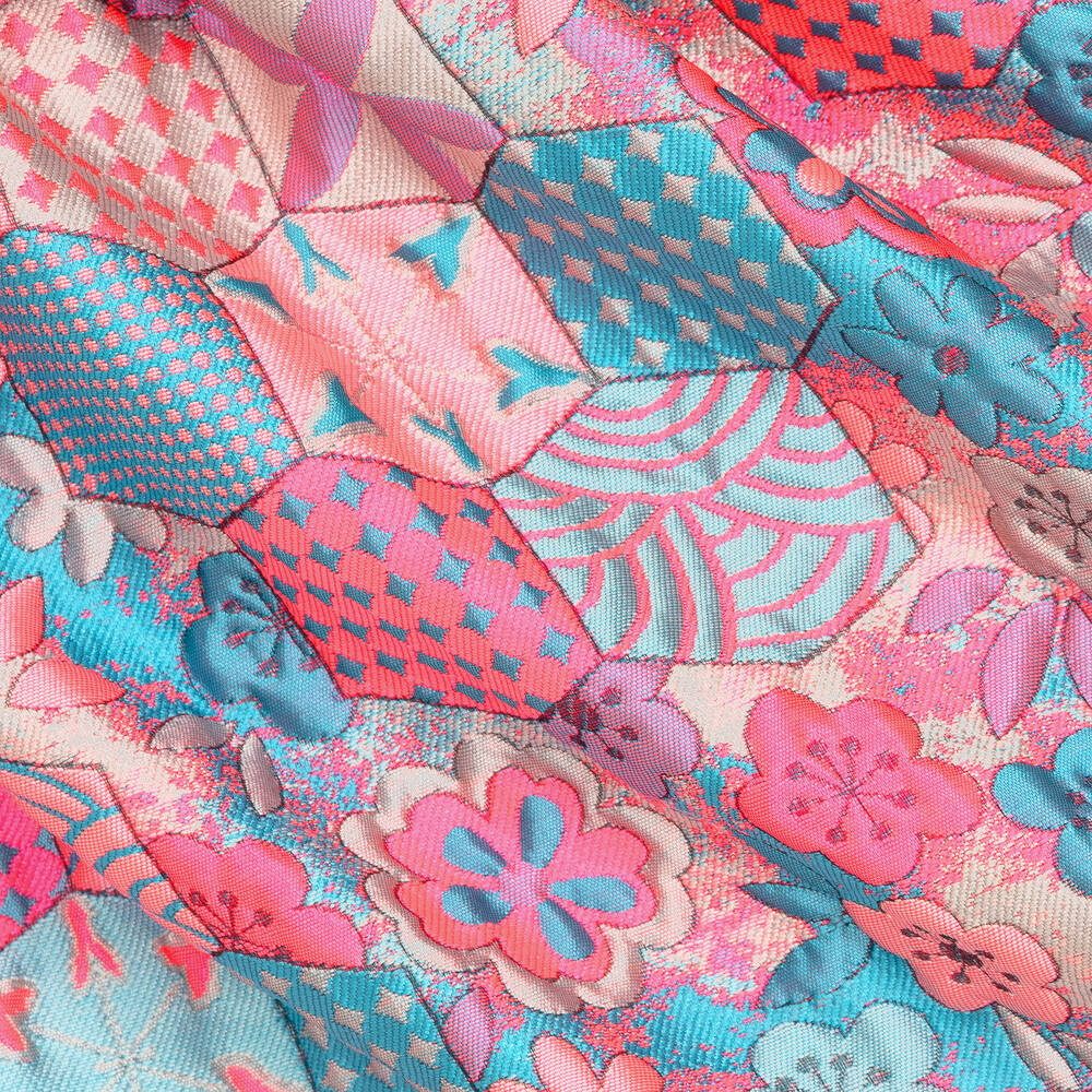 Angel's Face-Girls Pink & Blue Jacquard Dress | Childrensalon Outlet