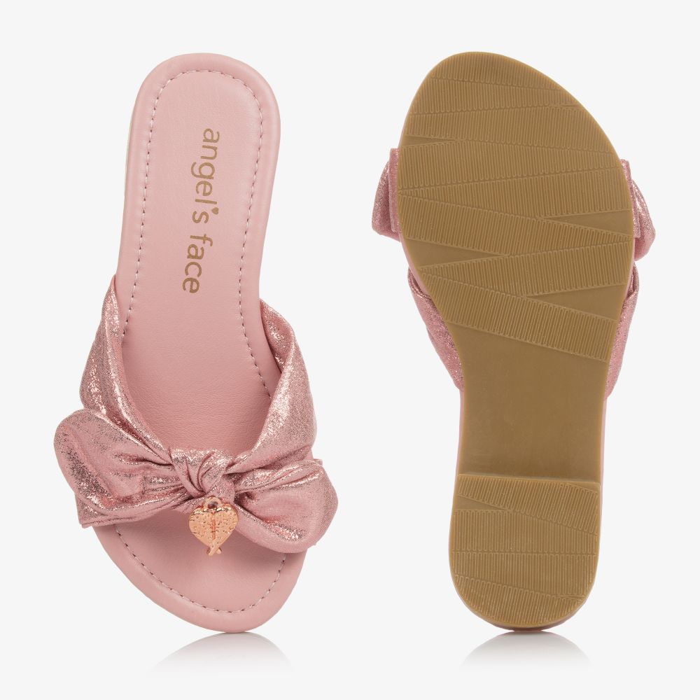 Pink bow sliders discount