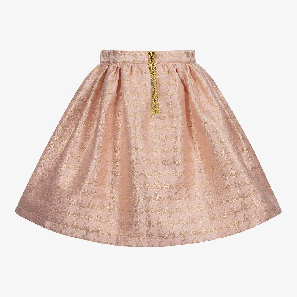 Angel's Face-Girls Pink Brocade Skirt  | Childrensalon Outlet
