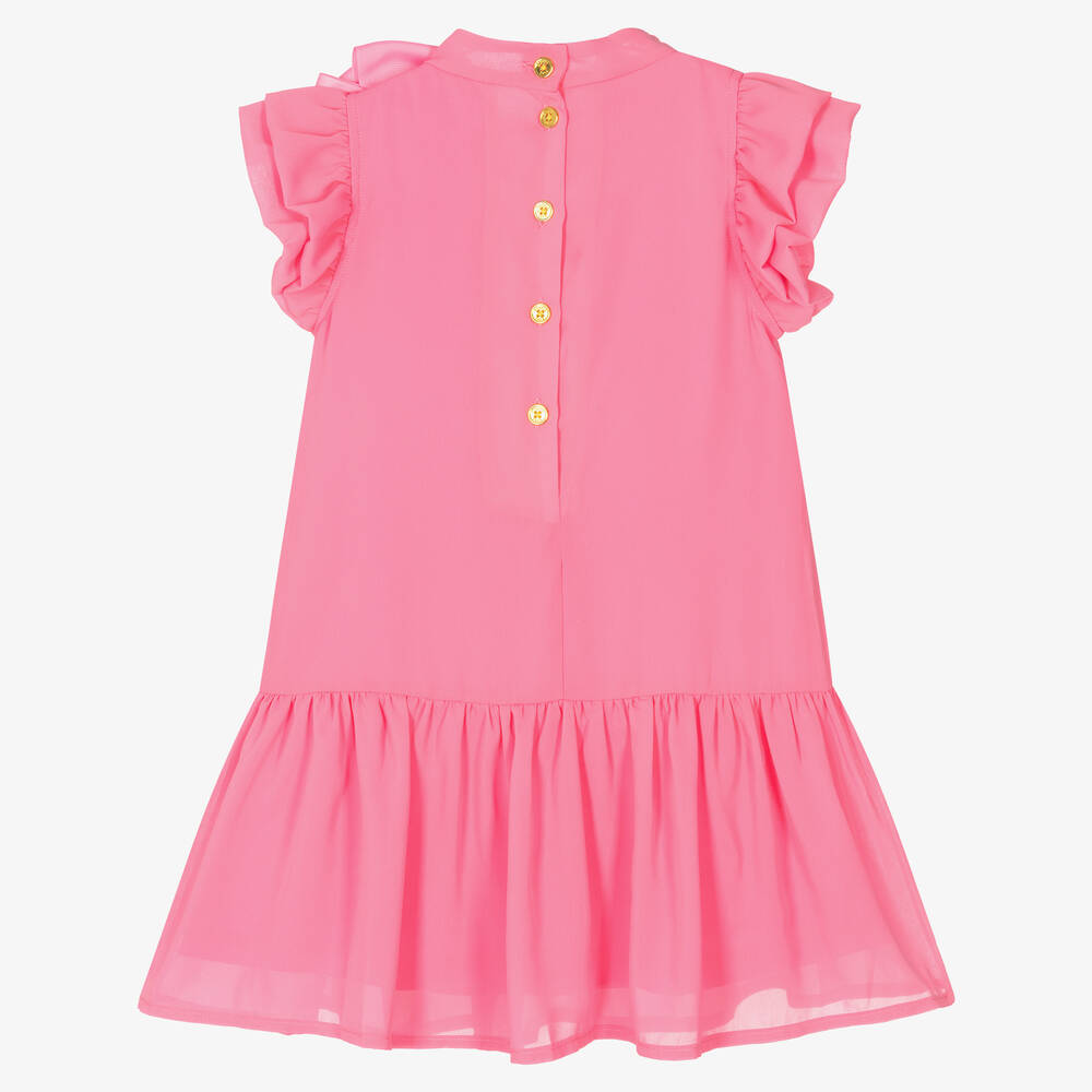 Angel's Face-فستان شيفون لون زهري | Childrensalon Outlet