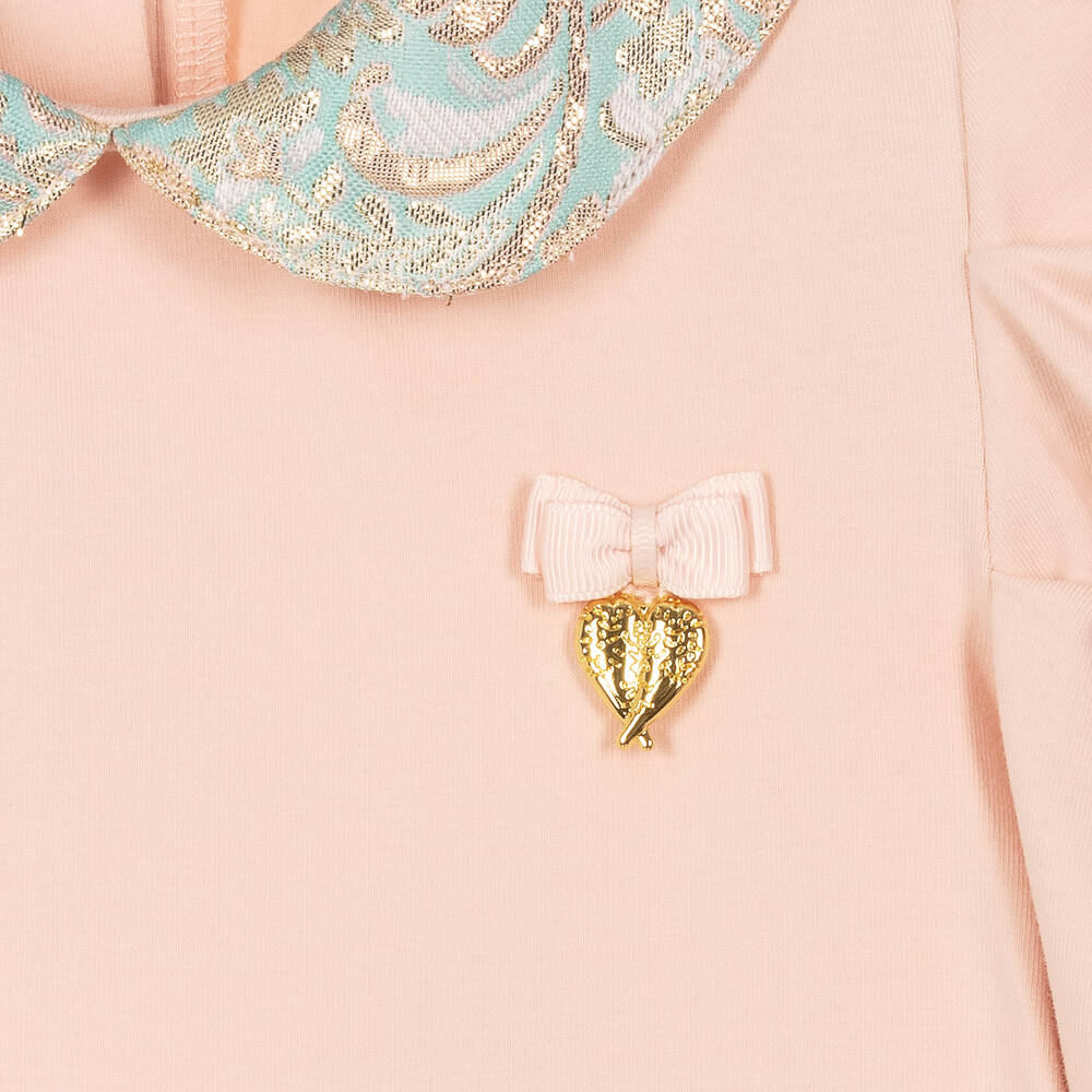 Angel's Face-بلوز قطن جيرسي لون زهري للبنات | Childrensalon Outlet