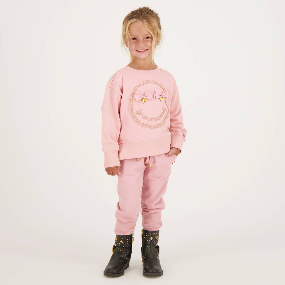 Angel's Face-جوغرز قطن لون زهري للبنات | Childrensalon Outlet