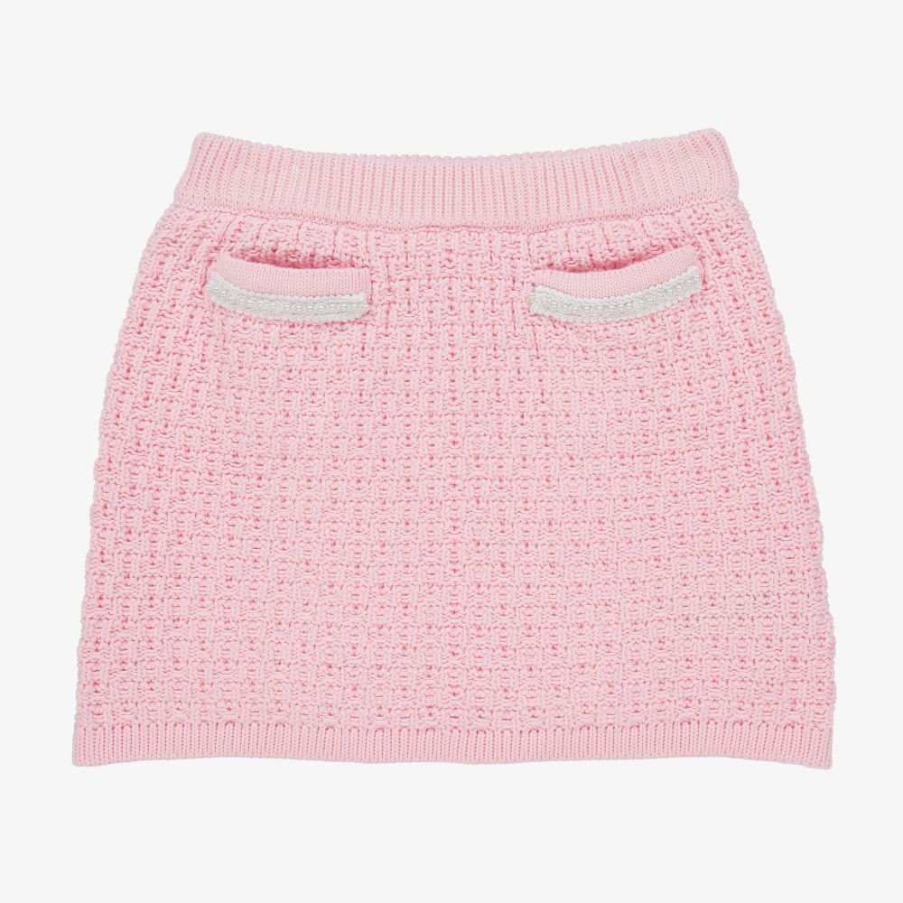 Angel's Face-Girls Pink Cotton Knit Skirt | Childrensalon Outlet