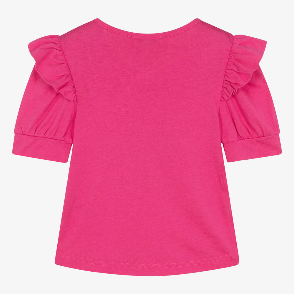Angel's Face-Girls Pink Cotton & Modal T-Shirt | Childrensalon Outlet