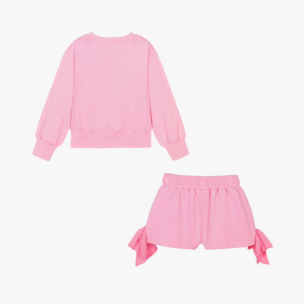 Angel's Face-Girls Pink Cozy Cotton Duo | Childrensalon Outlet