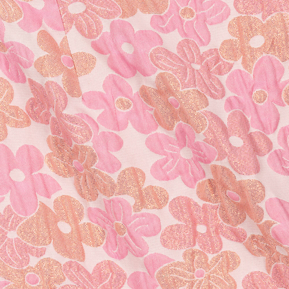 Angel's Face-Розовые жаккардовые шорты с цветочным узором | Childrensalon Outlet