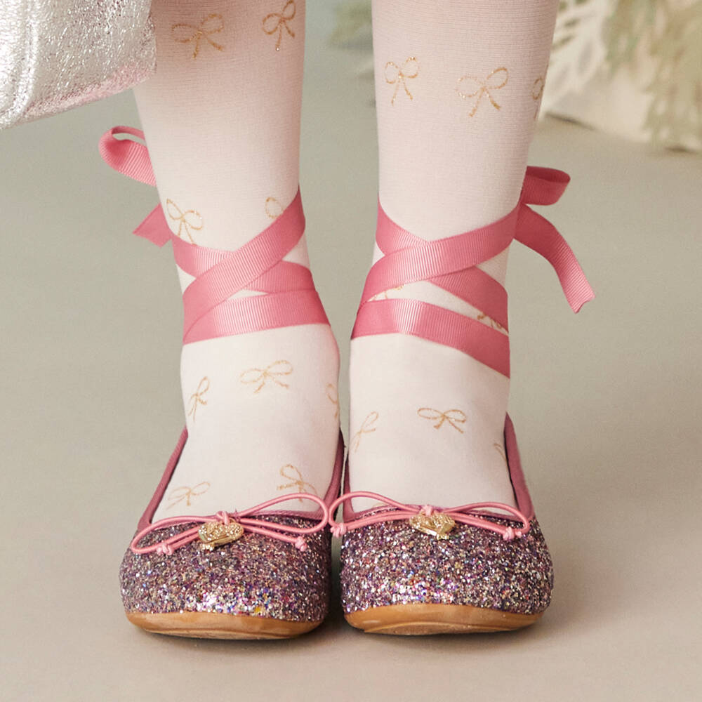 Angel's Face-Girls Pink Glitter Ballerina Shoes | Childrensalon Outlet