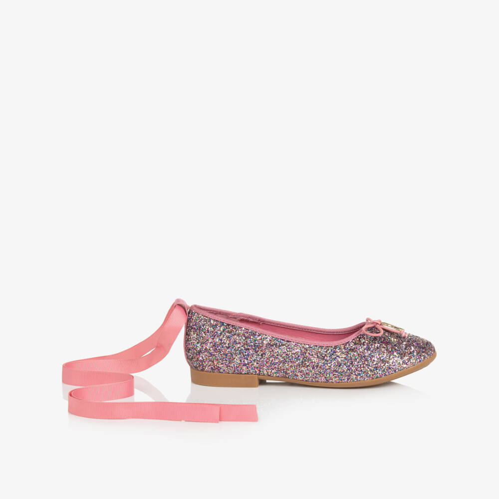 Angel's Face-Girls Pink Glitter Ballerina Shoes | Childrensalon Outlet