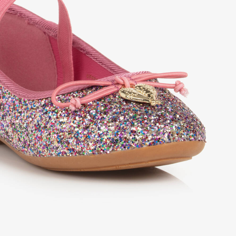 Angel's Face-Girls Pink Glittery Ballerina Shoes | Childrensalon Outlet