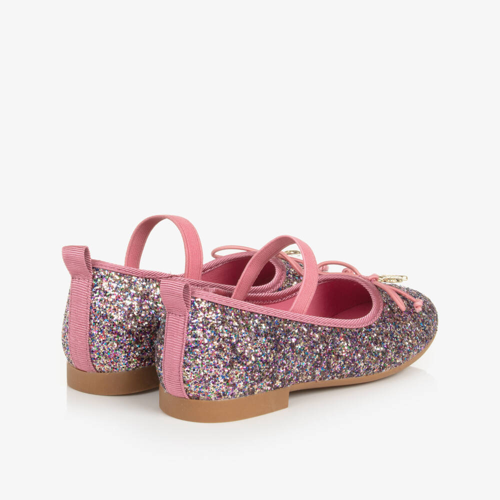 Angel's Face-Girls Pink Glittery Ballerina Shoes | Childrensalon Outlet