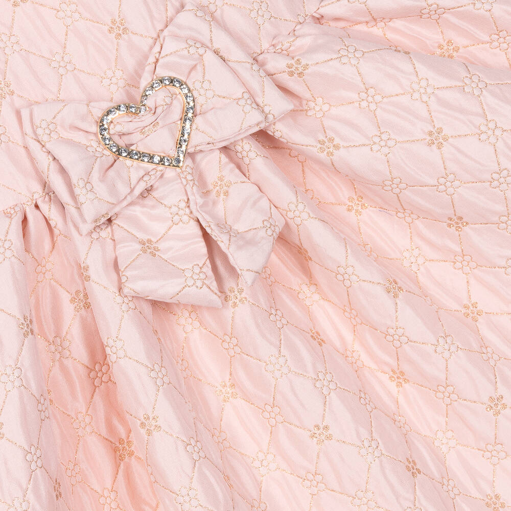 Angel's Face-Girls Pink Jacquard Flower Dress | Childrensalon Outlet