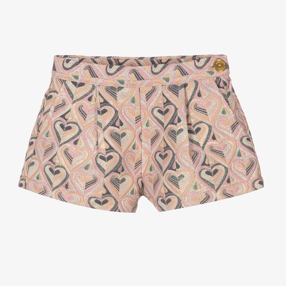 Angel's Face - Short rose en jacquard Fille | Childrensalon