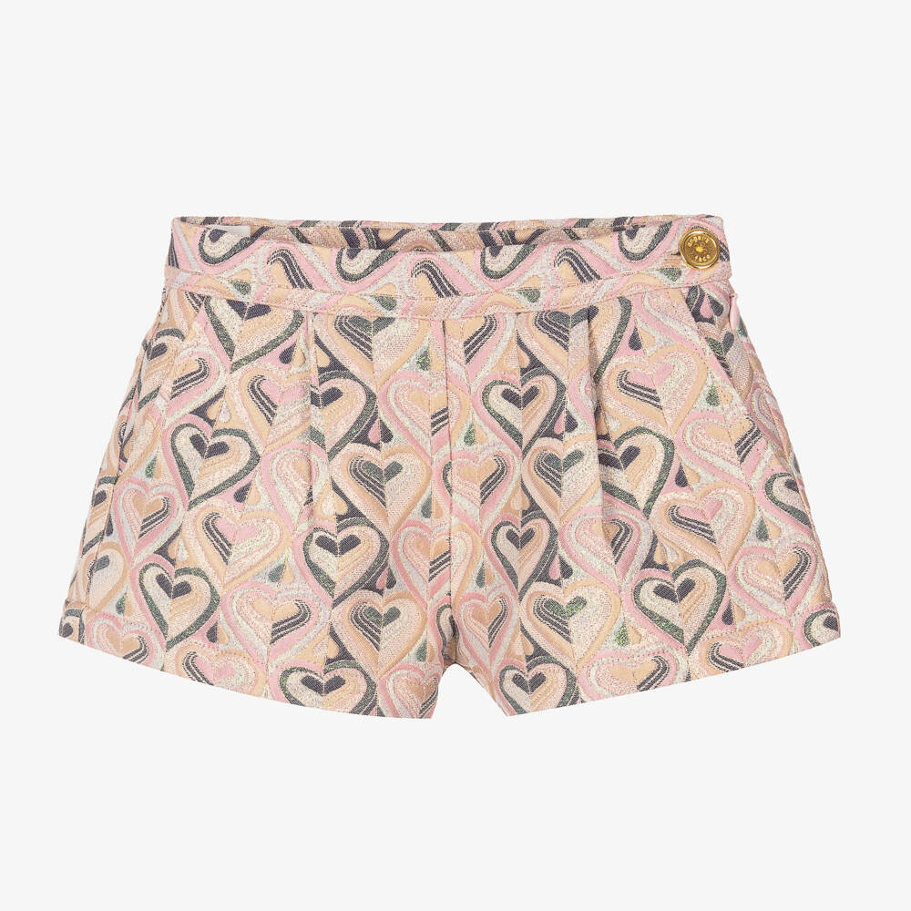 Angel's Face-Girls Pink Jacquard Shorts | Childrensalon Outlet