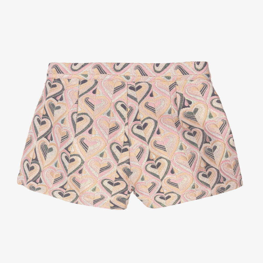 Angel's Face-Girls Pink Jacquard Shorts | Childrensalon Outlet