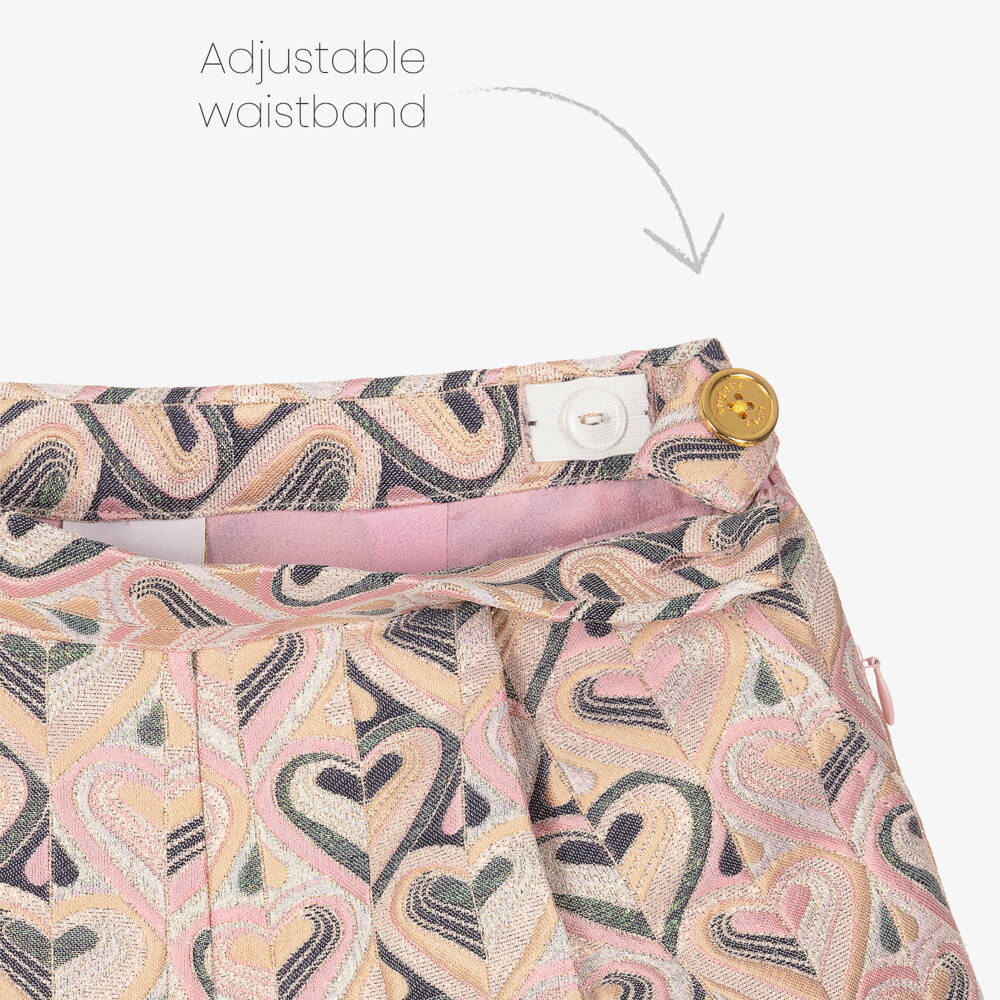 Angel's Face-Girls Pink Jacquard Shorts | Childrensalon Outlet