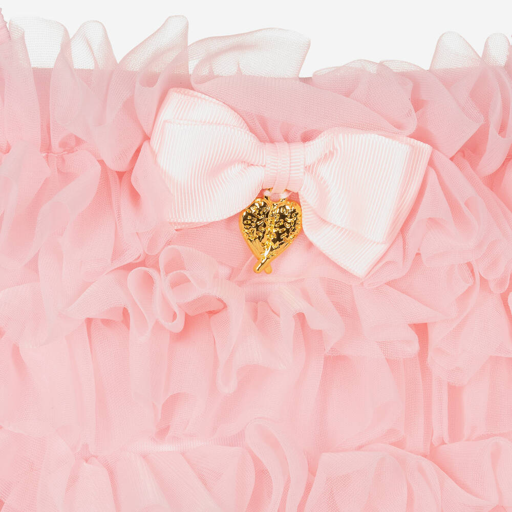 Angel's Face-Girls Pink Jersey & Tulle Vest Top | Childrensalon Outlet