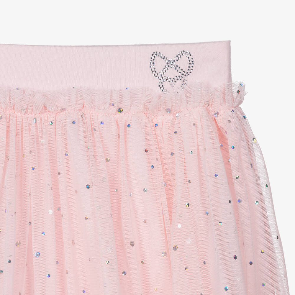 Angel's Face-Girls Pink Midi Tulle Skirt | Childrensalon Outlet