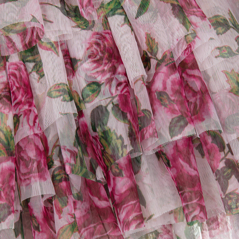 Angel's Face-Girls Pink Rose Tulle Skirt | Childrensalon Outlet