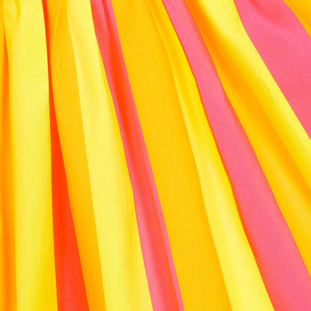 Angel's Face-Girls Pink Satin Neon Stripe Dress | Childrensalon Outlet