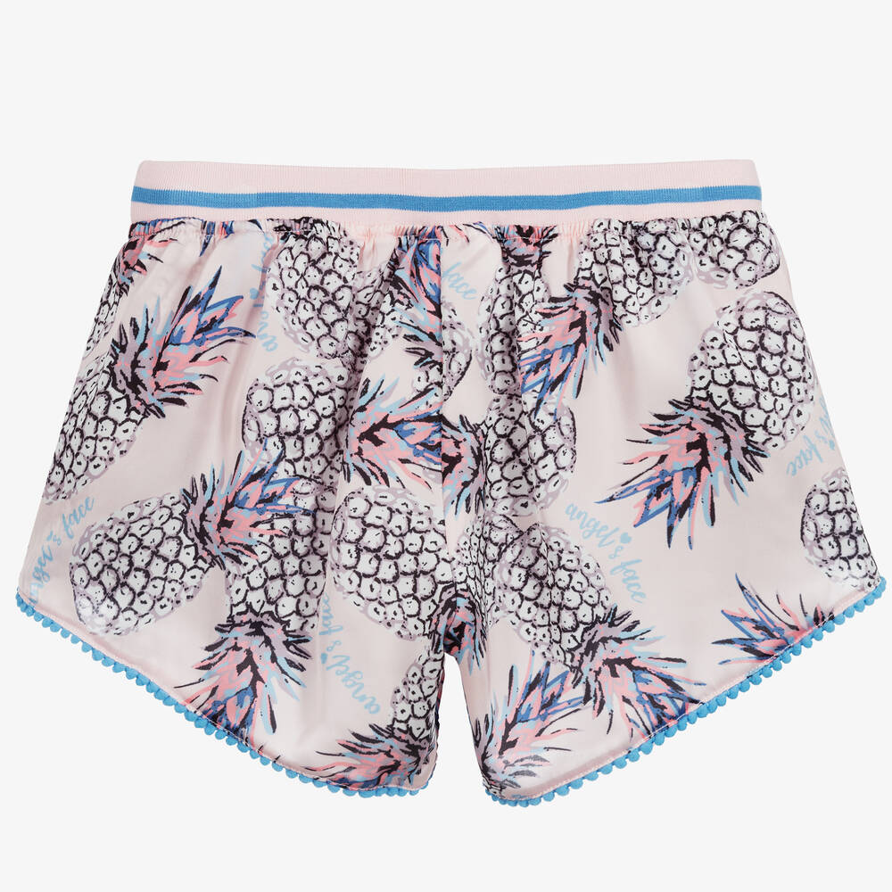 Angel's Face-Girls Pink Satin Shorts | Childrensalon Outlet