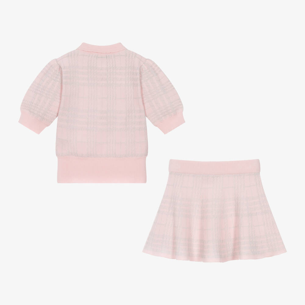 Angel's Face-Girls Pink Sparkle Check Outfit | Childrensalon Outlet