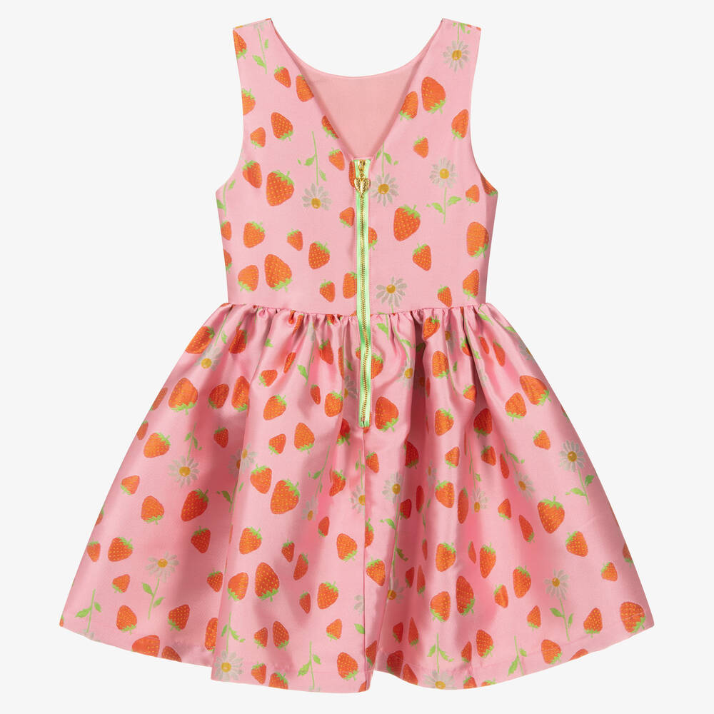 Angel's Face-فستان جاكارد لون زهري | Childrensalon Outlet