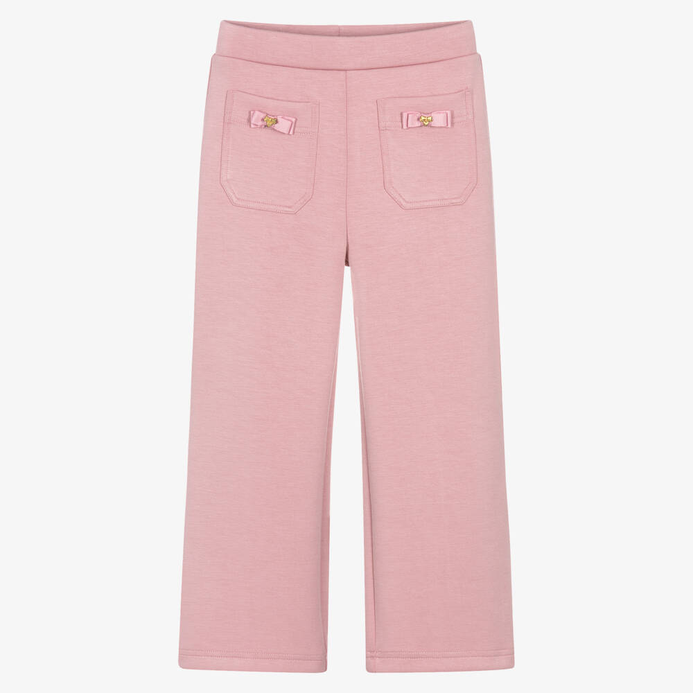Angel's Face-Girls Pink Wide Leg Jersey Trousers | Childrensalon Outlet