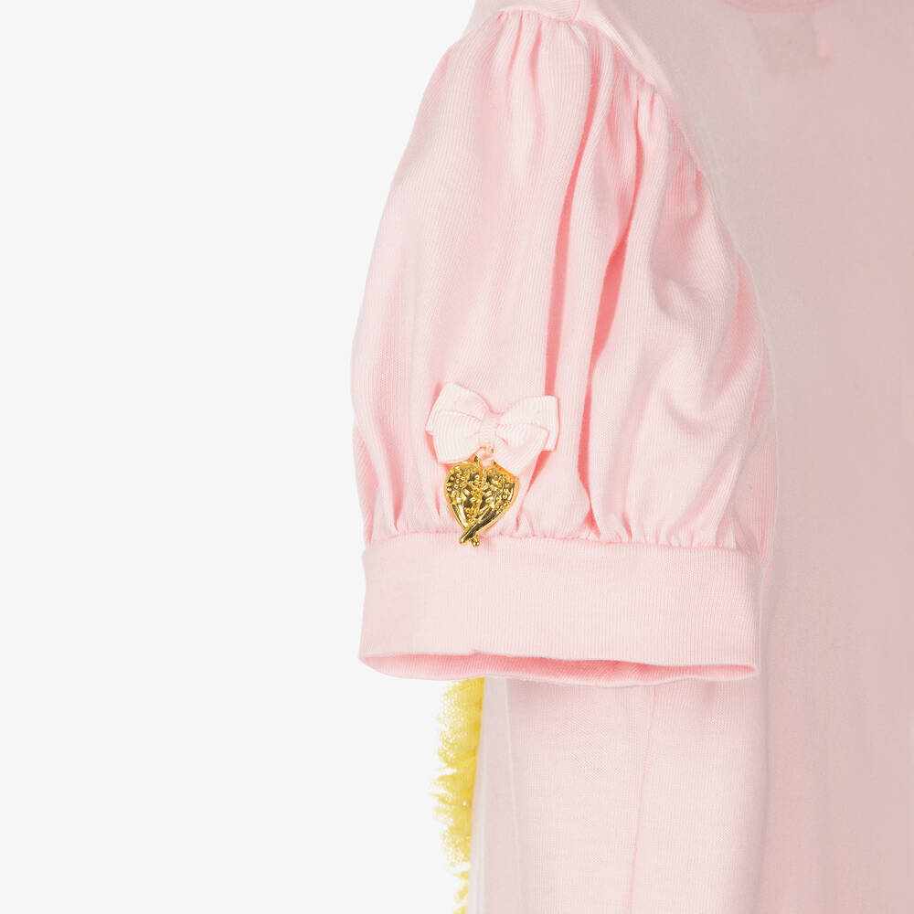 ジャケット・アウター Treat Girl's tulle frill jersey Girls Extravagant Leather Jacket/cropped White Jacket