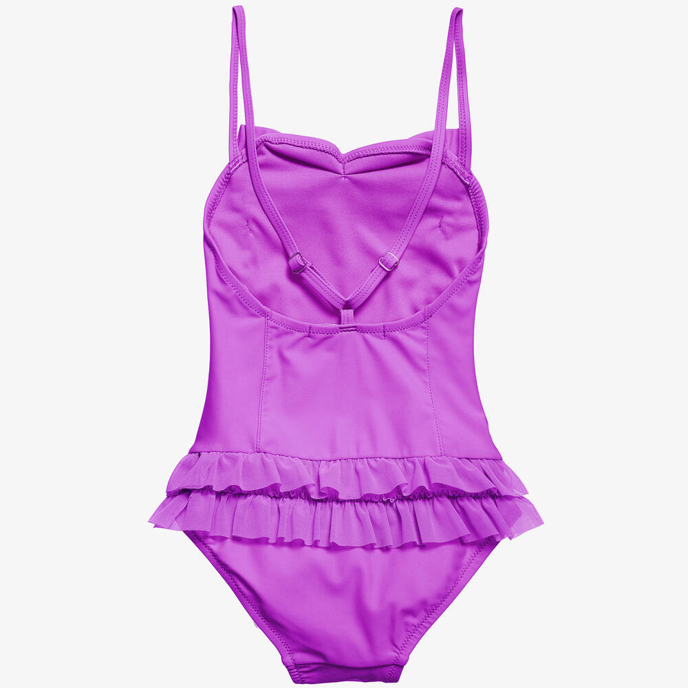 Angel's Face-Girls Purple Swimsuit (UPF50+) | Childrensalon Outlet