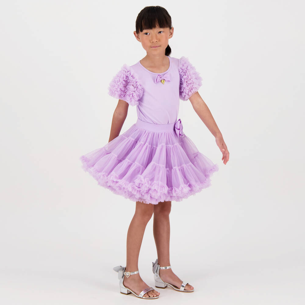 Angel's Face-Girls Purple Tulle Tutu Skirt | Childrensalon Outlet