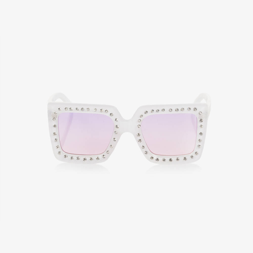 Angel's Face-Girls Radiant White Square Shades | Childrensalon Outlet