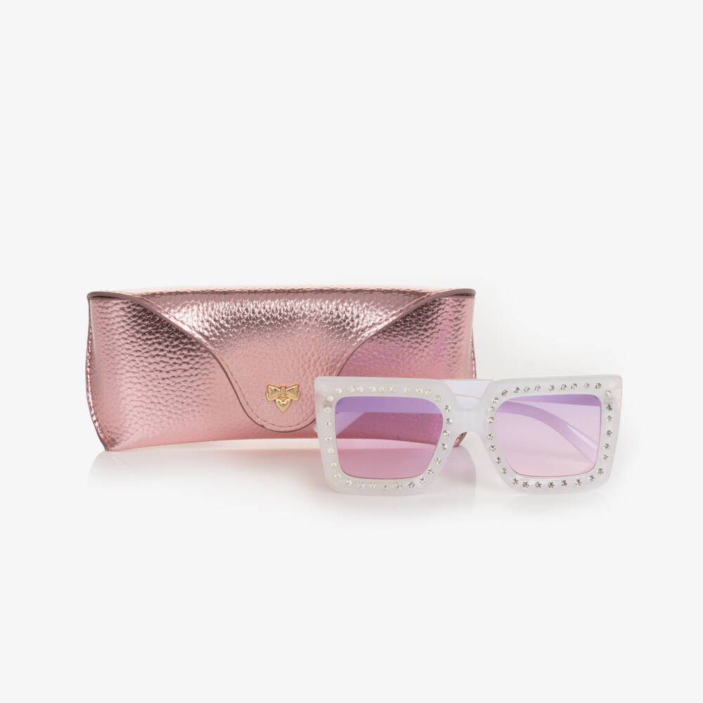 Angel's Face-Girls Radiant White Square Shades | Childrensalon Outlet