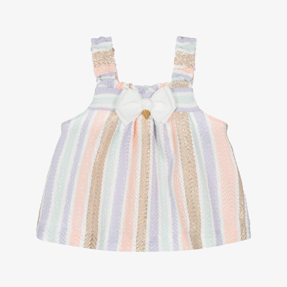 Angel's Face-Блузка с радужным жаккардовым узором для девочек | Childrensalon Outlet